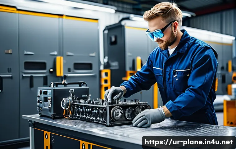 항공정비사와 항공사 취업 비교 - **Prompt for Aircraft Mechanic:**
"A highly skilled and dedicated aircraft mechanic, appearing p...